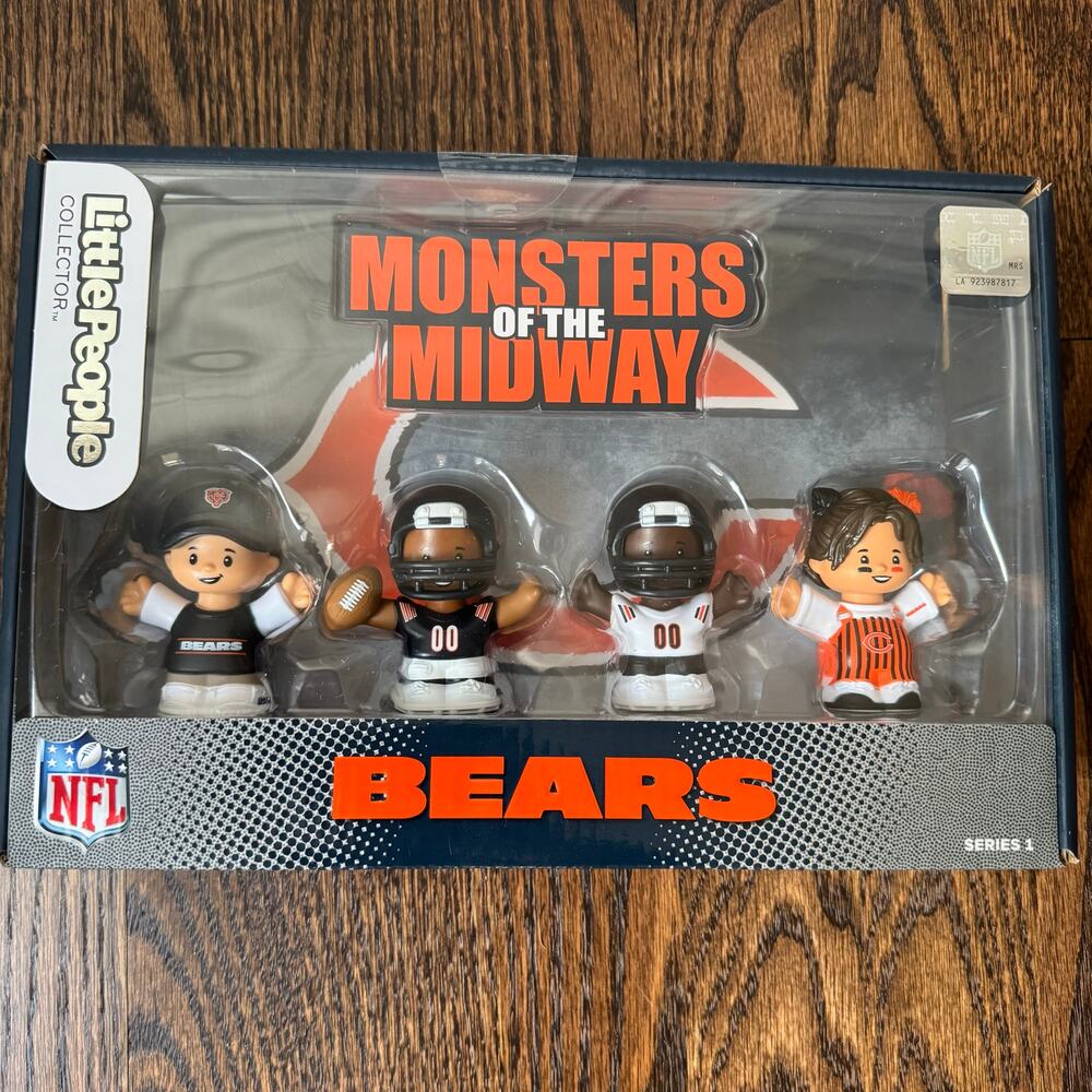 New in box: Little People Collector and NFL Chicago Bears Set